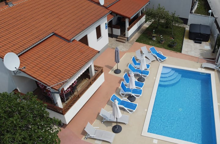 Apartments Rudez &ndash; Pool &ndash; Whirlpool - Strand 300 Meter, Apartments Rudez - Pool - Jacuzzi - Fažana FAŽANA